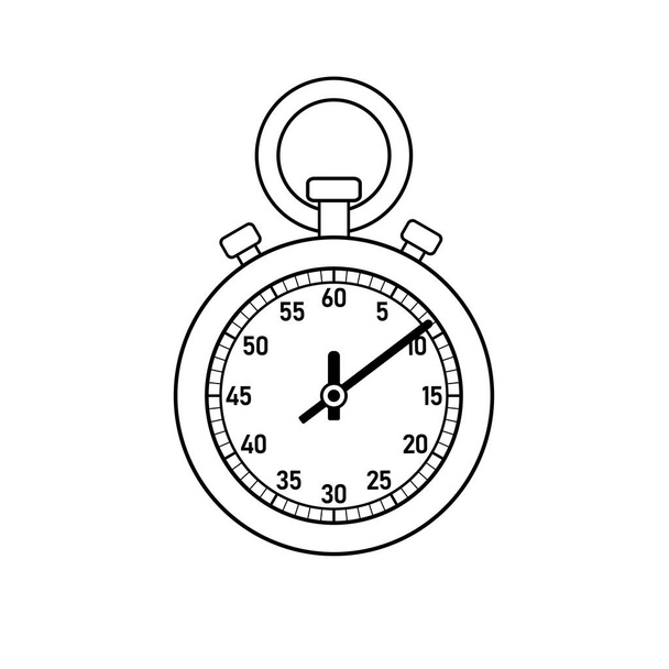 Simple icon stopwatch for sports - Vektor, kép
