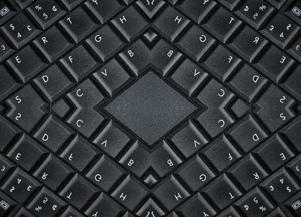 Abstract dark keyboard background - Foto, afbeelding