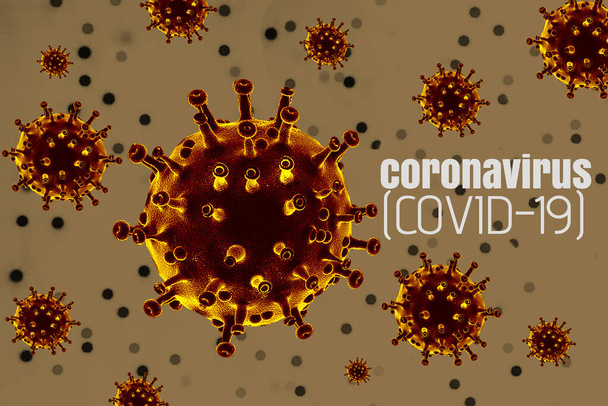 Pare de se espalhar COVID-19 Vírus da Corona surto global doença pandêmica - Foto, Imagem