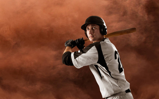 Jogador de beisebol no beisebol profissional
 - Foto, Imagem