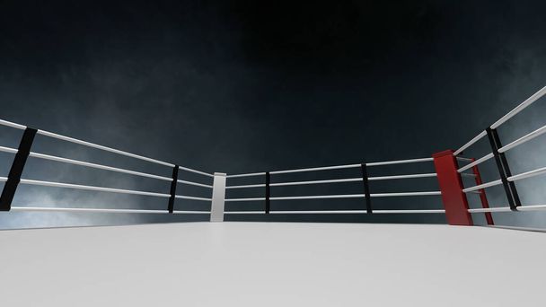 3D-Rendering Boxring. - Foto, Bild