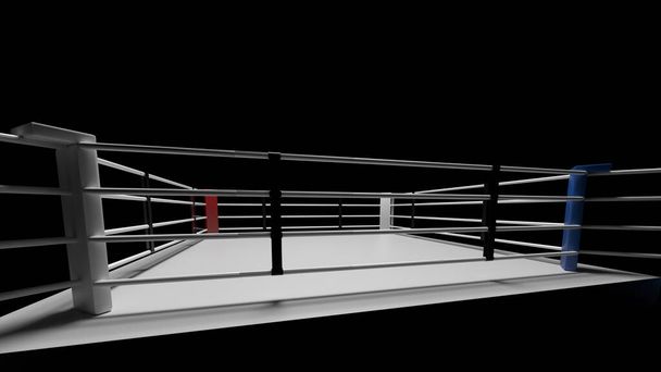 3D render Anneau de boxe
. - Photo, image