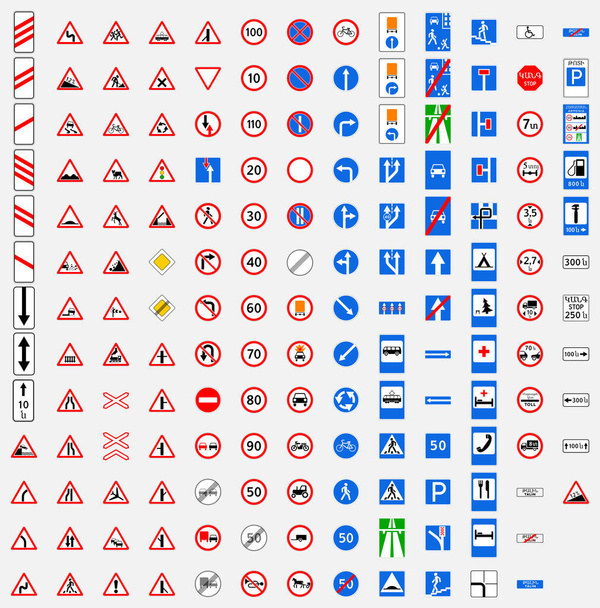 Yol trafik işareti Ermenistan - Vektör, Görsel