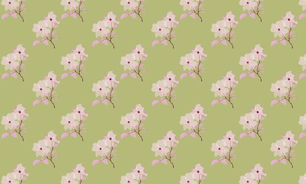 Un patrón sin costuras con flores transparentes. Adecuado para textiles
, - Foto, imagen