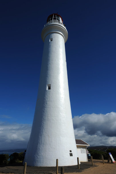 weißer Leuchtturm - Foto, Bild