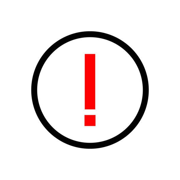 Exclamation danger sign illustration. attention sign icon. Hazard warning attention sign. icon alert. Ris - Vector, Image