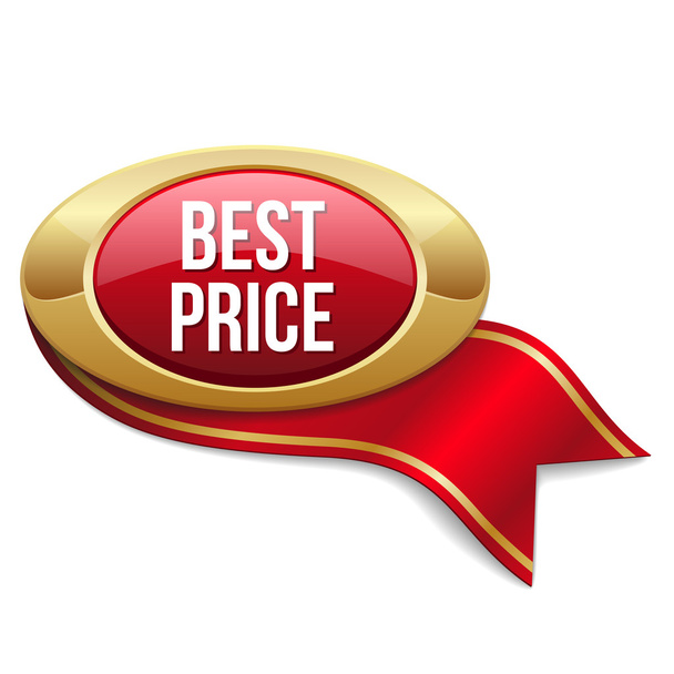 Best price button - Wektor, obraz