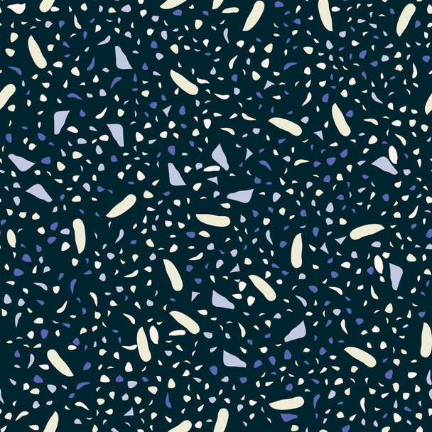  Abstract confetti background. Seamless terrazzo pattern - Wektor, obraz