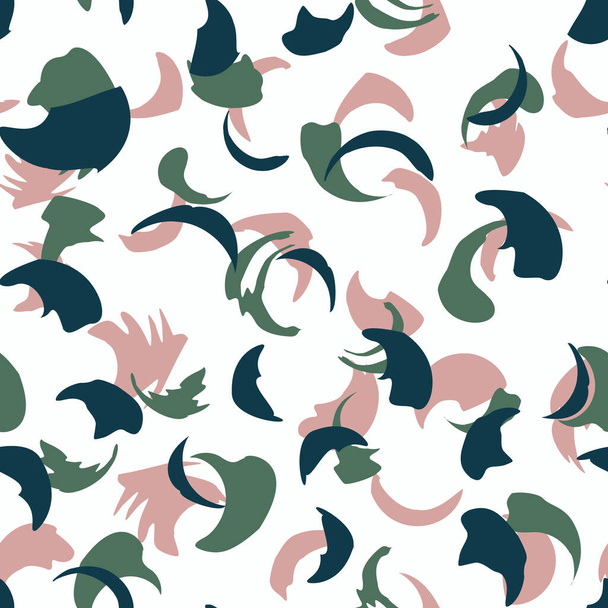  Abstract confetti background. Seamless terrazzo pattern - Вектор,изображение