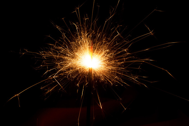 Festive sparkler and fireworks - Photo, image