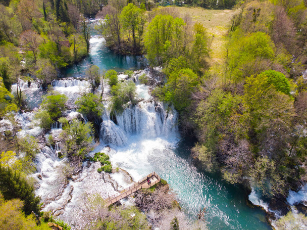 Waterfall In Martin Brod - Bosnia and Herzegovina. - Photo, Image