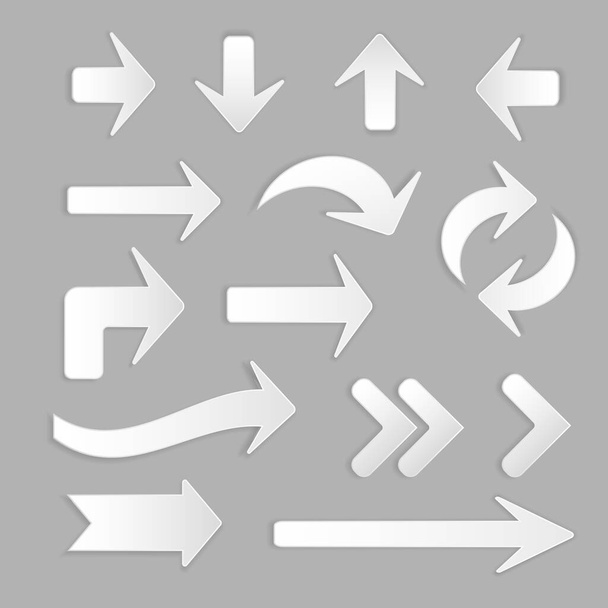 Vector illustration element arrows pointers - ベクター画像