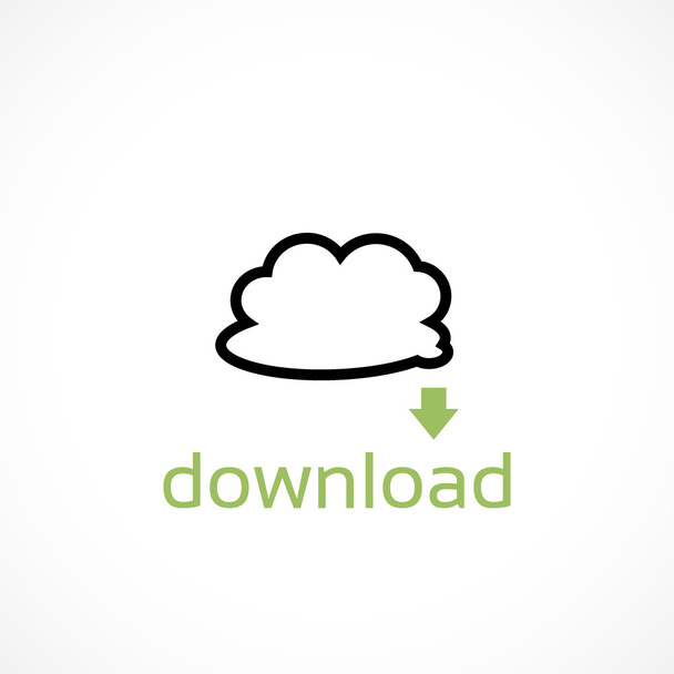 Download icon isolated - Photo, Image