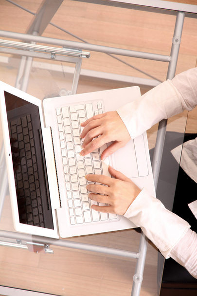 Woman with a Laptop - Photo, Image