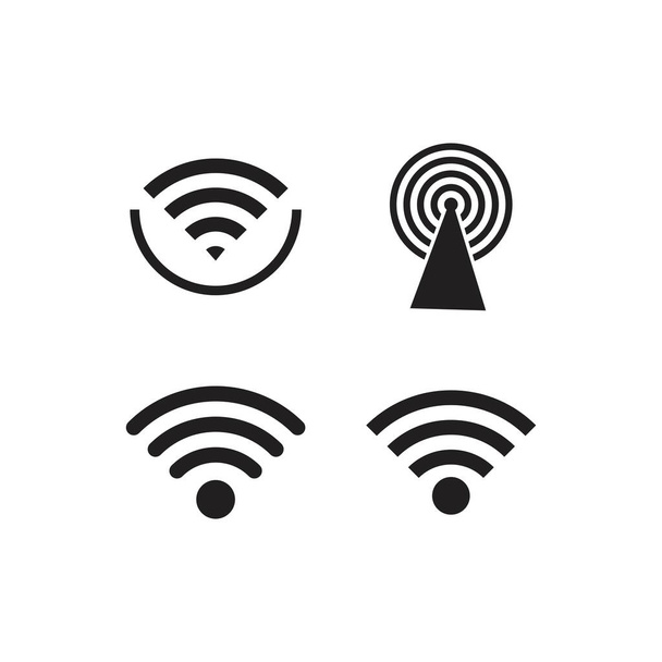 wireless Logo Template vector illustration - Vector, Image