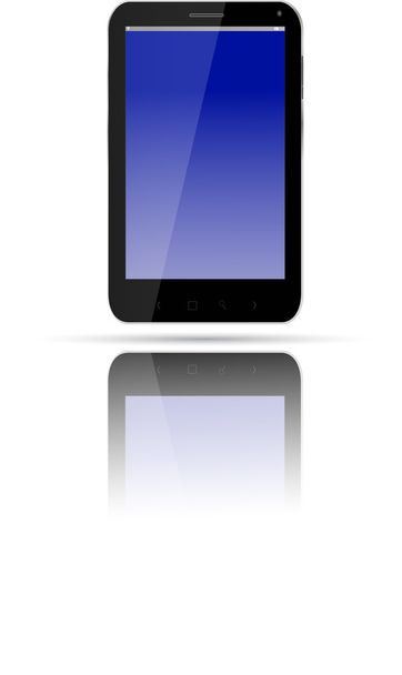 schwarzes Smartphone - Vektor, Bild