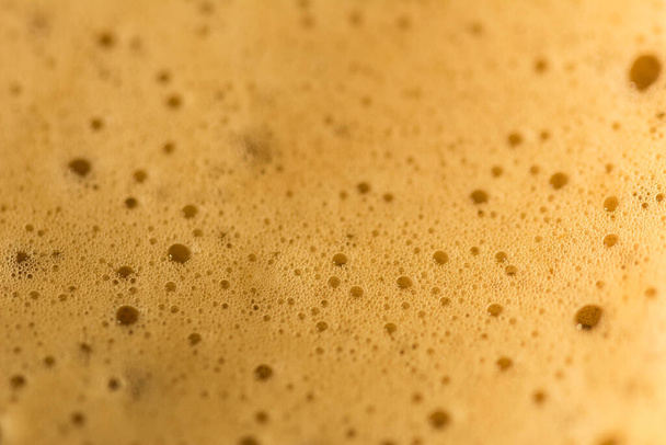 Background tasty brown coffee crema with bubbles - Photo, Image