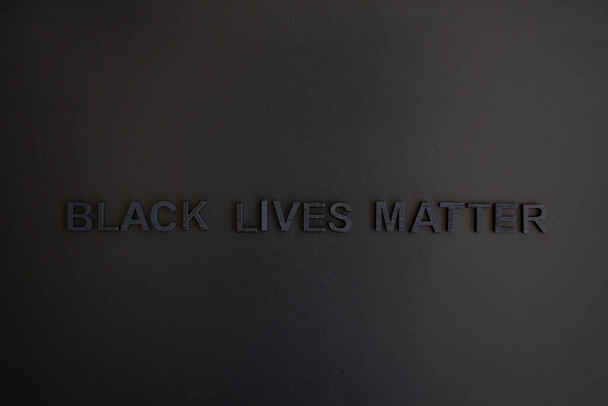 Close up Slogan Black lives matter tag. Words - Photo, Image