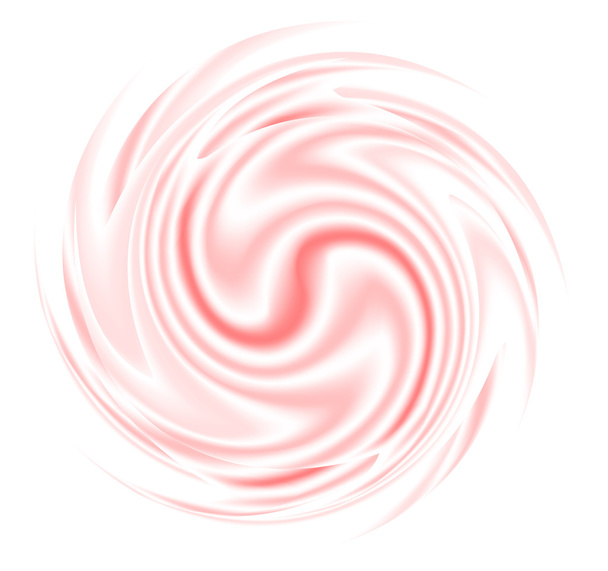 abstracte gladde crème swirl - Vector, afbeelding