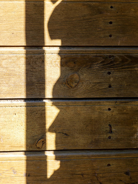 φωτογραφία με ξύλινη υφή και διαφορετικές σκιές - Φωτογραφία, εικόνα