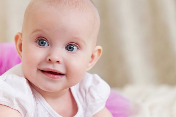 Portrait of the six month old baby indoor - Φωτογραφία, εικόνα