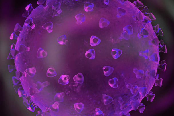 Koronavirus. Molekula COVID -19 - Fotografie, Obrázek