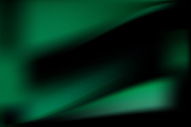 いくつかのソフトのひだに緑の絹の背景 - ベクター画像