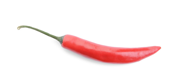horké chilli pepř na bílém pozadí - Fotografie, Obrázek