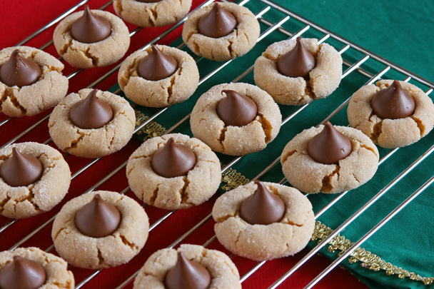 pindakaas bloesem cookies - Foto, afbeelding
