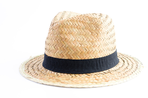 Соломенная шляпа на изолированном белом фоне
 - Фото, изображение
