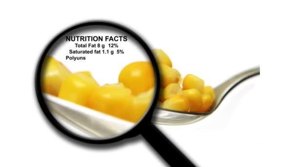 Fakty dotyczące odżywiania kukurydzy - Materiał filmowy, wideo