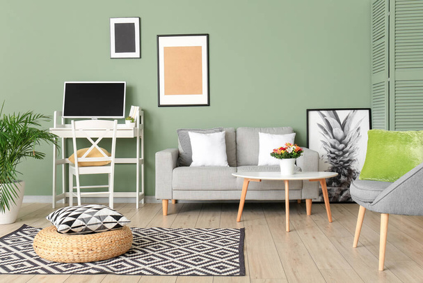 Stylish interior of modern living room - Photo, Image