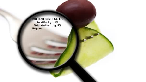 Ogórkowe fakty żywieniowe - Materiał filmowy, wideo