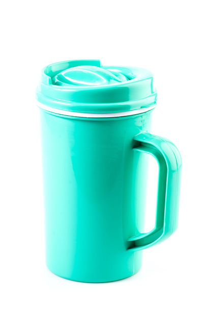 プラスチック製のマグカップ - 写真・画像
