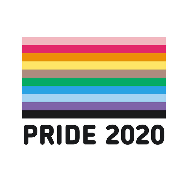 περήφανο λογότυπο φορέα συμβόλων εικονιδίων 2020 - Διάνυσμα, εικόνα