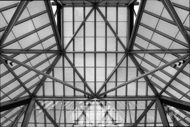 Interior del edificio moderno. Arquitectura fondo abstracto
 - Foto, Imagen