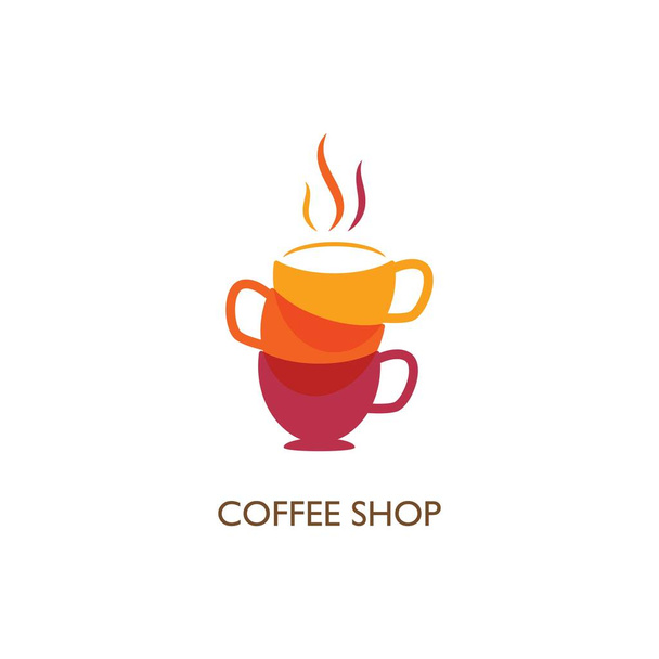 Coffee shop Logo Template vector icon design - Вектор, зображення