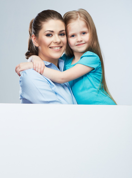 Business woman with girl - Foto, afbeelding