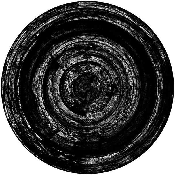 Blot de tinta abstracta. Grunge Black Brush Sample. Textura de pincelada oscura aislada en blanco. Elemento de recubrimiento
 - Foto, imagen