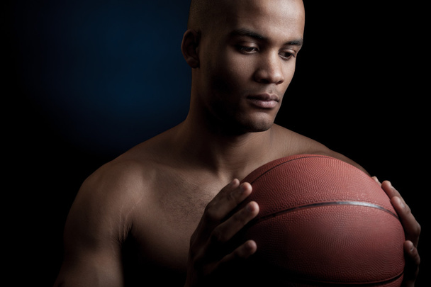 black athlete - Foto, imagen