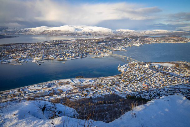 Näkymä Tromso, Pohjois-Norja - Valokuva, kuva