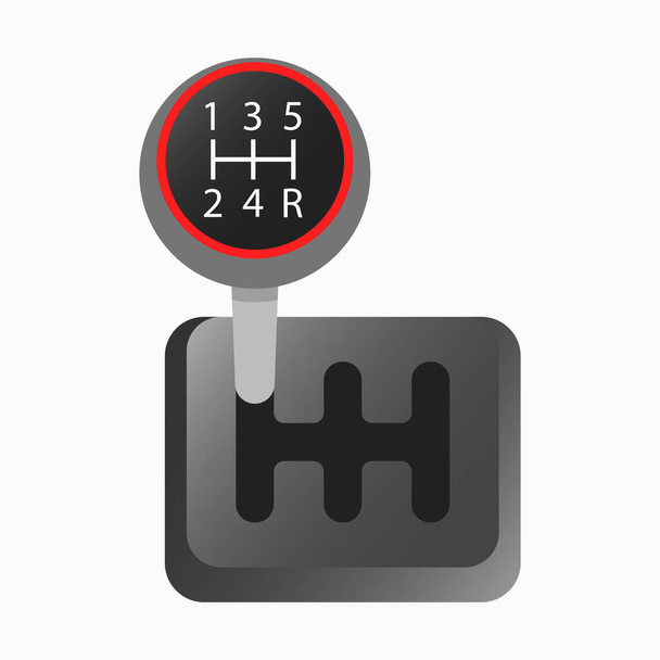 Speed Shifter GearBox Illustration Vector Icon - Vector, Image