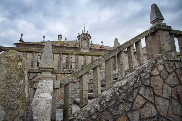 Escadaria do Palácio Montesacro em Cambados, Rias Bajas, Pontevedra, Galiza, Espanha, Europa
. - Foto, Imagem