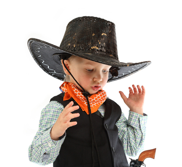 Cowboy-gyermek - Fotó, kép