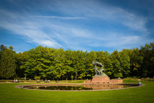 Lazienki Parkı - Varşova, Polonya - Fotoğraf, Görsel