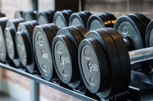 spor salonunda karakeçi ağırlıkları - Fotoğraf, Görsel