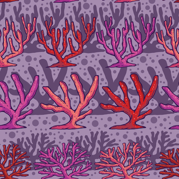 Kaunis koralli saumaton pinta kuvio suunnittelu - Valokuva, kuva