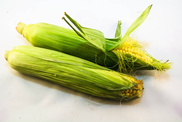 corn on the table, close up - Foto, Imagem