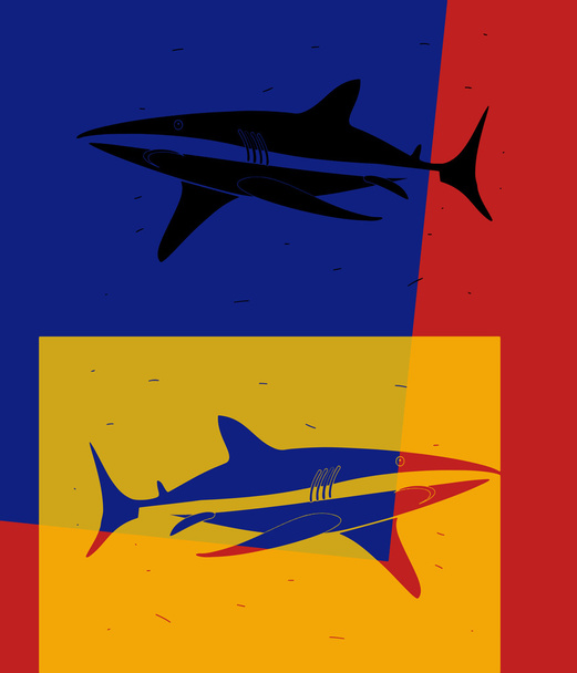 Haai popart - Vector, afbeelding
