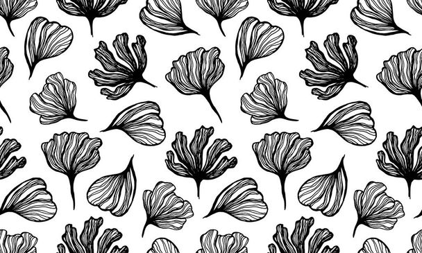 Botanical seamless pattern - Vecteur, image